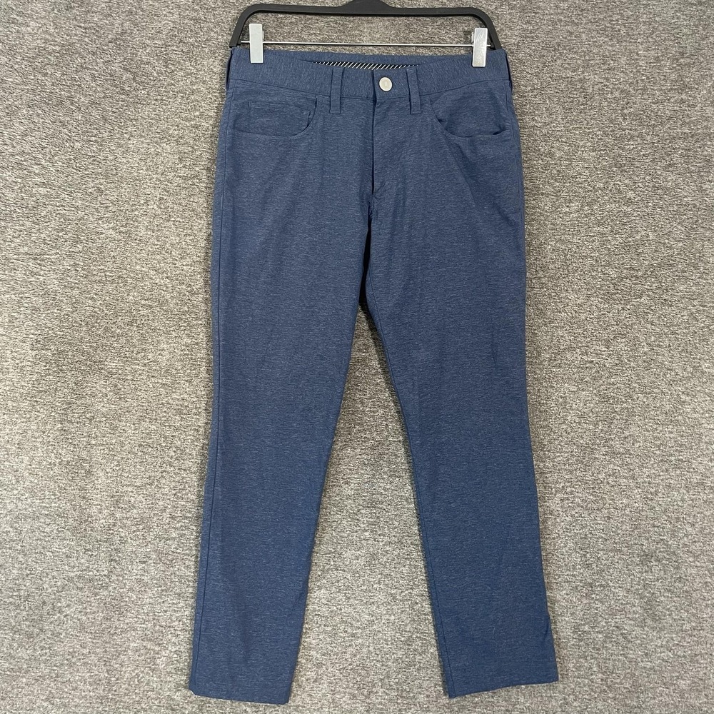 Bonobos Golf Tailored Pants Mens 29x28 Blue Stretch Woven Khakis 23293-BMD09